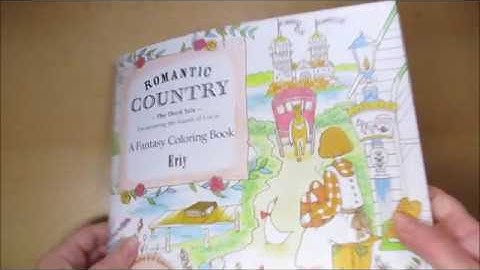 Flip Through - durchblättern Coloring Book Romantic Country 1-The Third Tale
