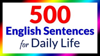 500 English Sentences for Daily Life, Study English Khmer ប្រយោគអង់គ្លេសខ្មែរប្រើប្រចាំថ្ងៃ