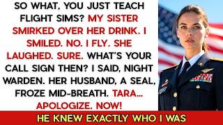 My Sister Mocked Me at the BBQ — Until Her Husband, a SEAL, Heard My Call Sign  ‘Apologize