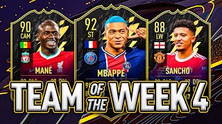 INFORM MBAPPE, MANE & SANCHO?!  TOTW #4 PREDICTIONS! - FIFA 22 Ultimate Team