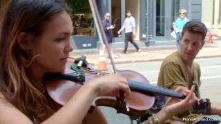Spontaneous Street Piano and Violin Improvisation in NYC with Ada  Part 3