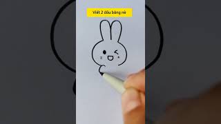 Dạy bé vẽ con thỏ đơn giản_Edutoy