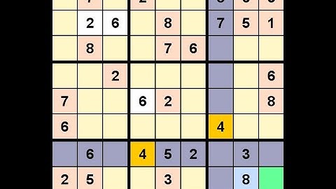 How to Solve Globe and Mail Sudoku L5 November 22, 2020