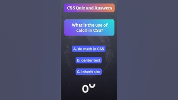 CSS Quiz 31 of 1000 | Cascading Style Sheets Quiz and Answers | Web Development Skills