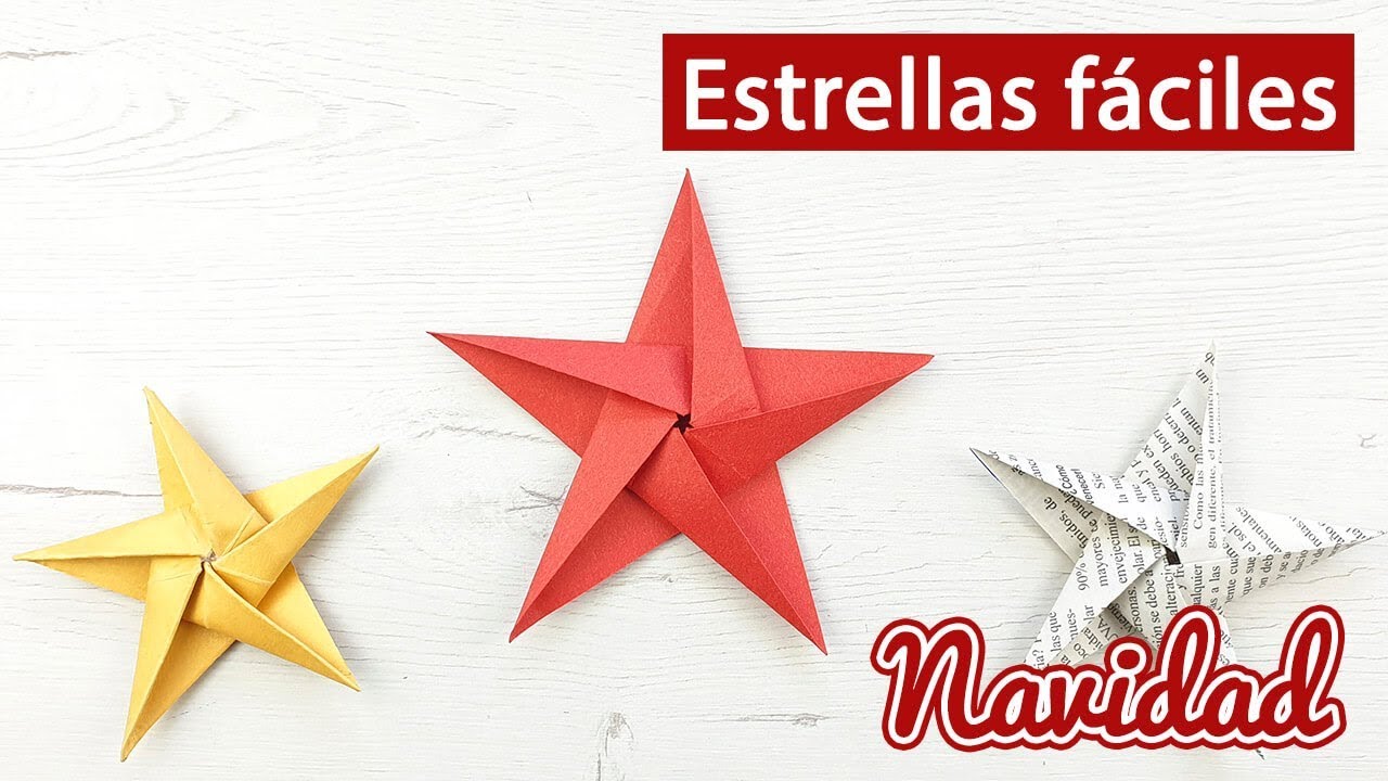 ¿Cómo hacer estrellas fáciles de Navidad