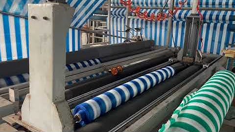 the roller machine of the sun shade net