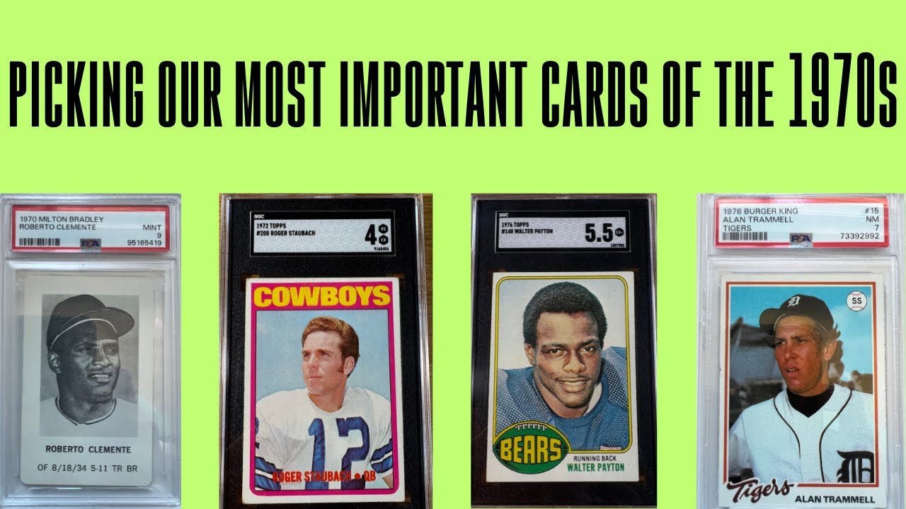 Our 10 Most Important Cards of the 1970s - YouTube