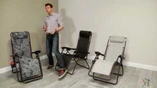 Modern Mesh Zero Gravity Lounge Chair - Product Review Video
