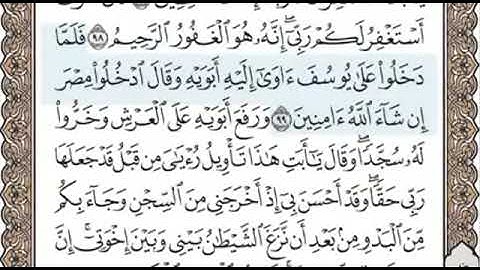 سورة يوسف الصفحة 247 الشيخ محمد صديق المنشاوي