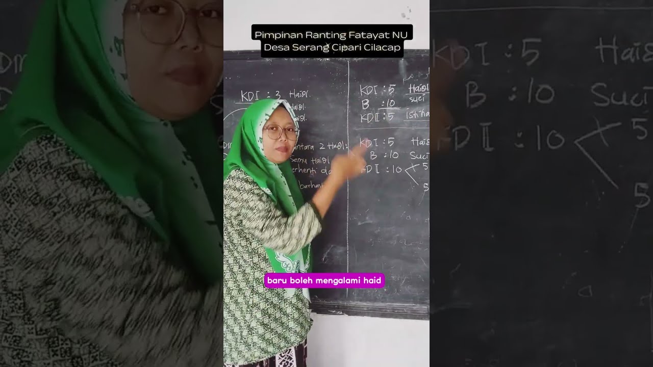 Haid 3 Hari, berhenti 2 hari keluar keluar lagi 3 hari yang haid mana saja? #haid #fakta #nu