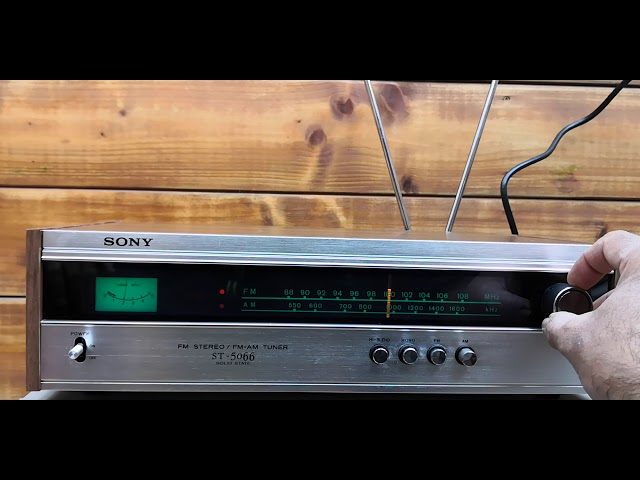 Sony ST-5066 Solid State FM-AM Tuner - YouTube