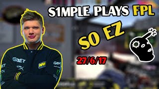 S1MPLE PLAYS FPL WİTH MİXWELL, JAMPPI, LURZY0Y0, LUKEN, AIMAZER1,FL1TJ0, TECONE, N0RB3R7,YEKINDAR