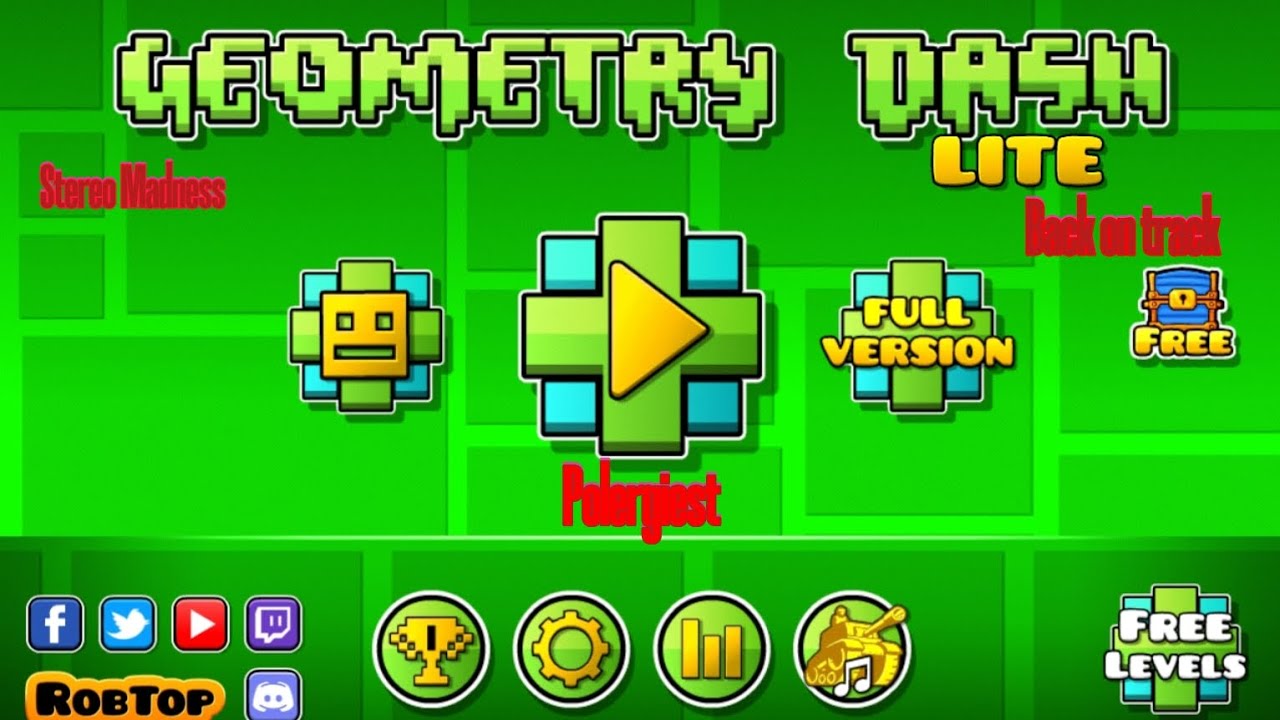 Playing geometry dash for the first time on this channel! - YouTube