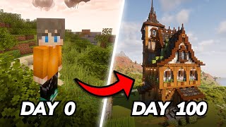 I Survived 100 Days of Minecraft in a Terralith World ... Here's What I Did