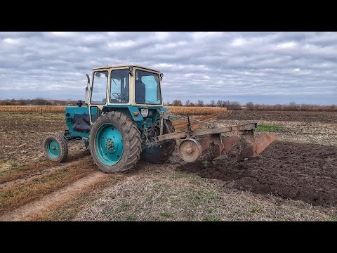 Пахота ЮМЗ-6 лучше чем МТЗ-80. Расход солярки в пахоте ЮМЗ-6. ПЛН 3-35 пашет не хуже чем Lemken