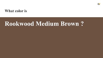 Rookwood Medium Brown color #6e5241 hex color - Brown color - Cool color 6e5241