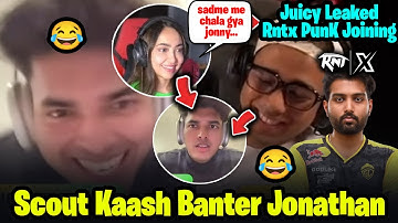 Juicy Reveal PunK Joining RNTX😱 Scout Kaashvi BANTER Jonathan Shocked😂 | WCG National Showdown