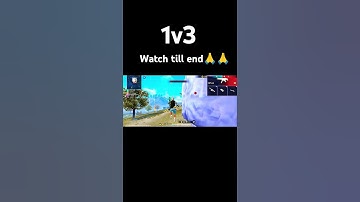 1v3 in br rank free fire new video