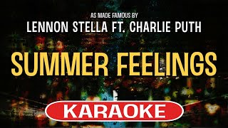 Summer Feelings (Karaoke Version) - Lennon Stella feat. Charlie Puth