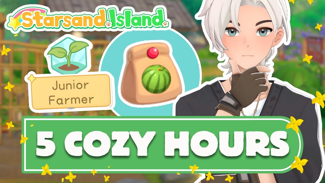 5 COZY HOURS OF STARSAND ISLAND | Expanding, Money Making, Leveling and MORE!