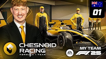F1 25 MY TEAM CAREER MODE EP1 - CHESNOID RACING RETURNS!!