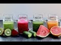 4 LOẠI SINH TỐ GIÚP GIẢM MỠ BỤNG NHANH - 4 DETOX SMOOTHIE  TO LOSE BELY FAT