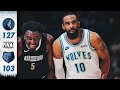 Minnesota Timberwolves Defeat Memphis Grizzlies 127 103 12 08 23 