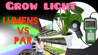 Horticulture lighting Lumens, lux vs PAR      Part-4