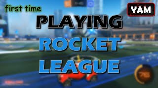 Getting carried in Rocket League (first try)