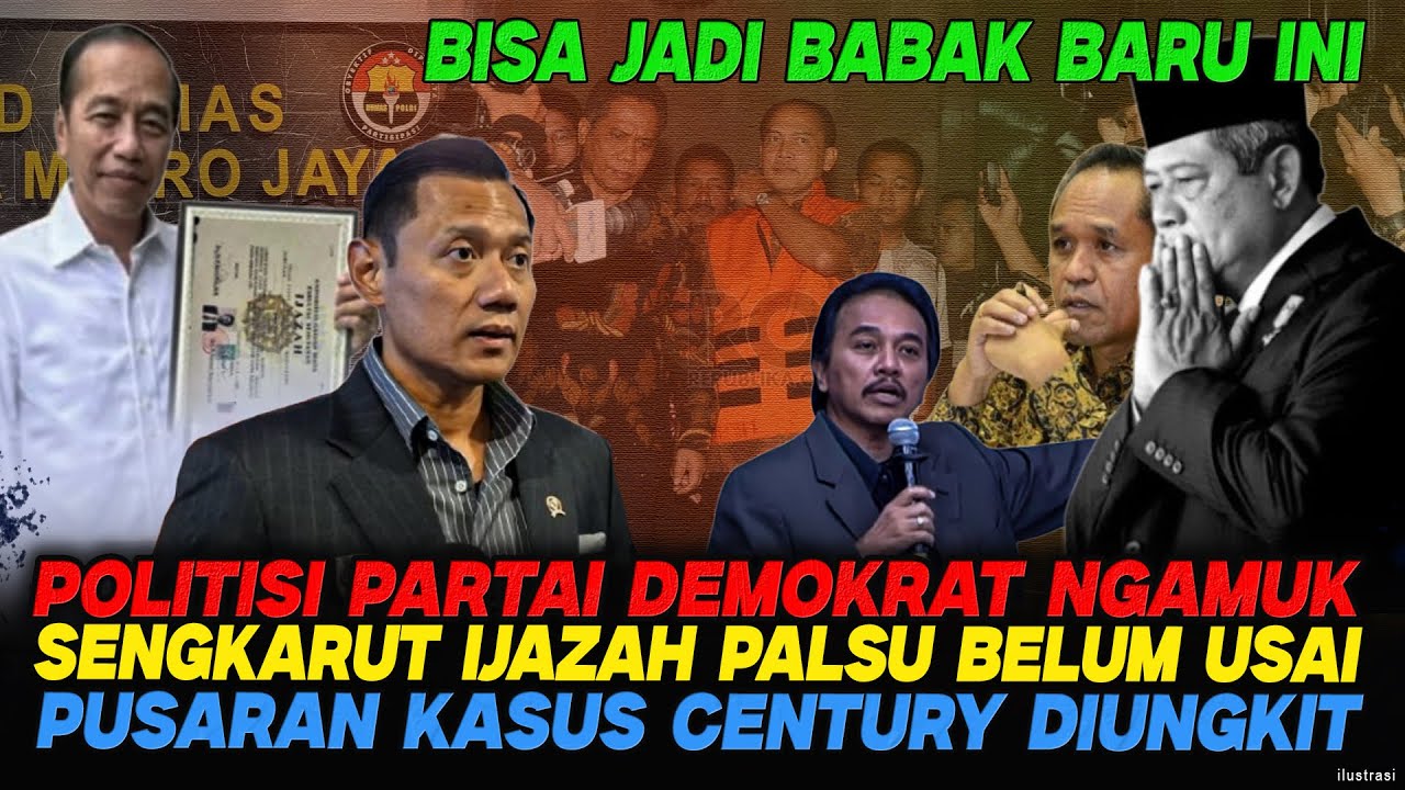 NASIB APES PARTAI BIRU TAK BERHENTI..!! IJAZAH JOKOWI BELUM SELESAI,BANK CENTURY DIMULAI BABAK BARU😱