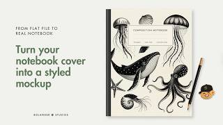 Create Styled Notebook Mockups in Canva (7.5 x 9.25 KDP)