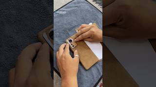 3M Leather Mobile Skin with Meta Stickers Logo #jhansi #mobileskins #stylemate #matchingstyle