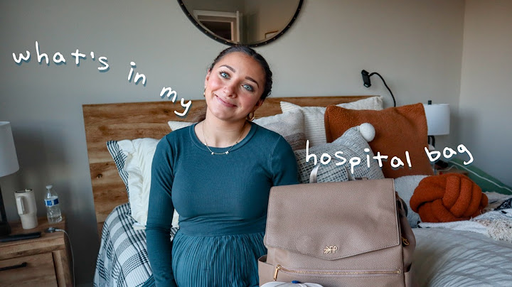 WHAT’S IN MY HOSPITAL BAG | what I packed labor, delivery, & for baby