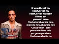 Bruno Mars - I Just Might (Lyrics Video)