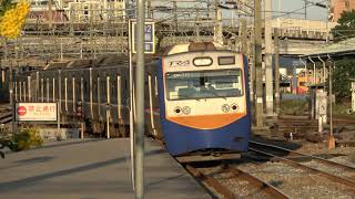 (4K) 1201次 通勤電聯車EMU700(EMU715, EUM716)停靠新竹車站