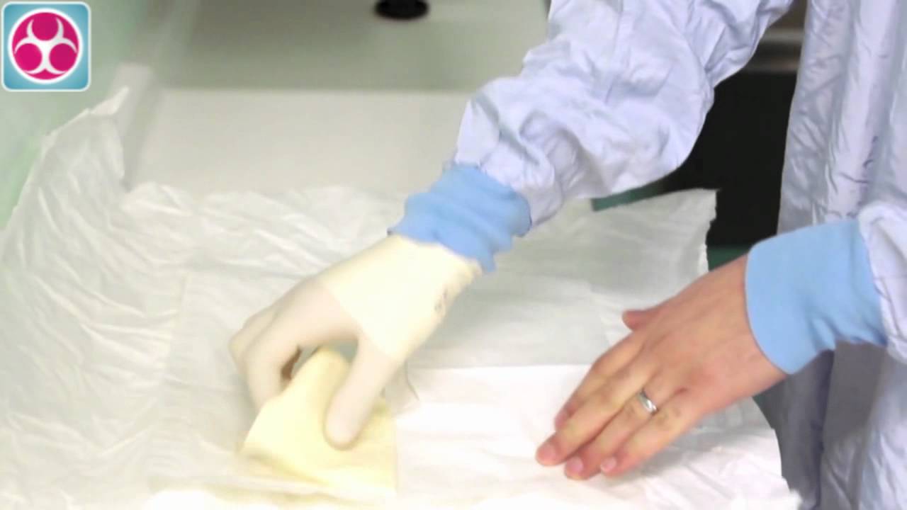 Calzado de guantes estériles tecnica abierta - YouTube