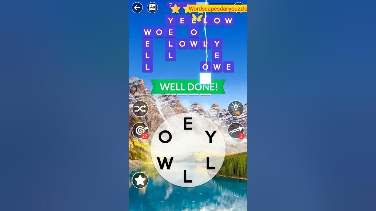 Wordscapes Daily Puzzle June 24 2020 Answers YouTube