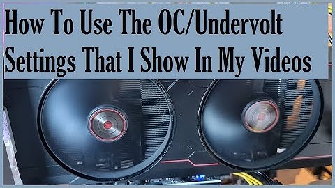 How to use the settings I show in my testing videos | Tune to your GPU