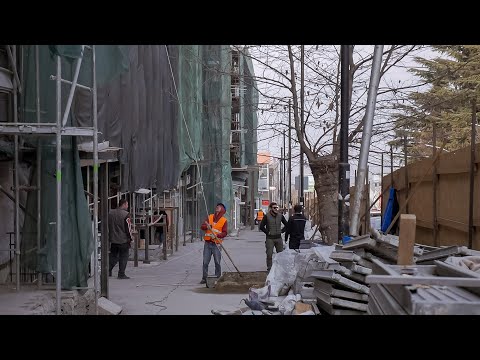 თელავში მრავალსართულიანი კორპუსების რეაბილიტაცია მიმდინარეობს