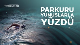 Master Yüzücünün Yeni Başarısına Yunuslar Da Eşlik Etti