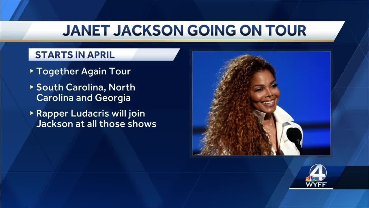 Janet Jackson announces concert dates for Carolinas, Georgia