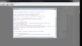 Install R Commander on Windows