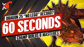 إنهاء مرحلة DRAGON 25 في 60 ثانية بدون أبطال أسطوريين | RAID: Shadow Legends screenshot 2