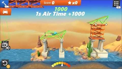 Bridge Constructor Stunts Campaign 2 Walkthrough + Bolt Guide