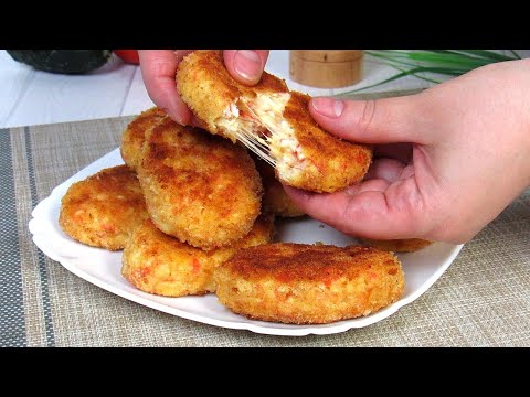 Если у вас есть крабовые палочки, попробуйте эту вкуснятину! Котлеты из крабовых палочек с сыром