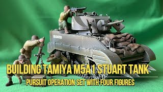 Building Tamiya M5A1 Stuart Tank. From Start to Finish.