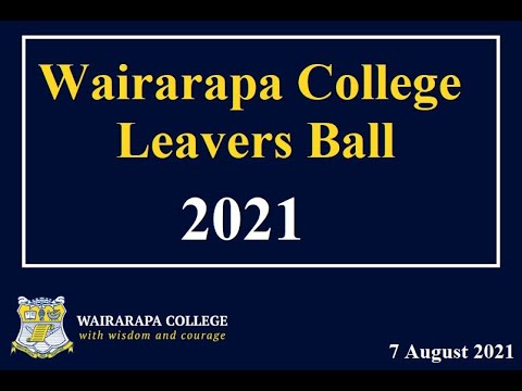 Wairarapa College School Ball 2021