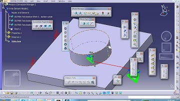 FEA, Fastened Assembly, Catia Finite Elements, Nader G. Zamani