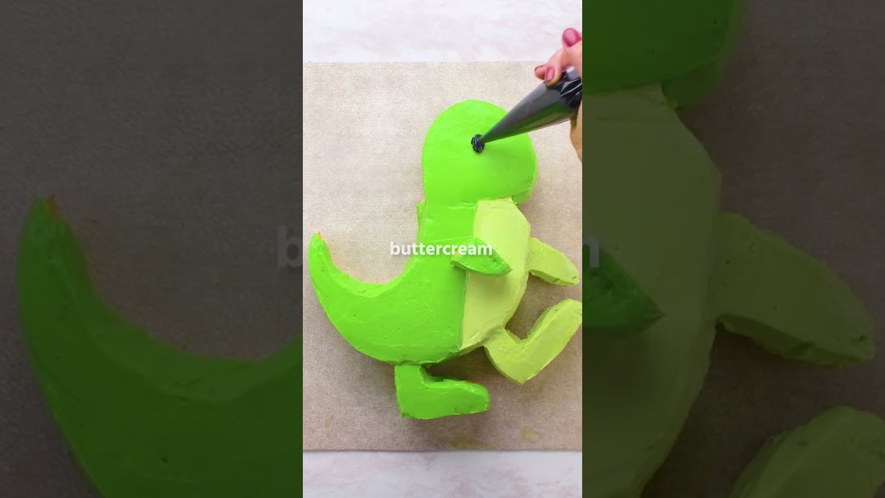 Roar Turn Your Simple Cake Into An Adorable Dinosaur 