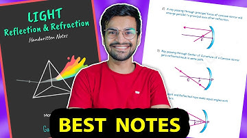 Light Reflection and Refraction Class 10 Notes Pdf Chapter 10 Science Notes | Shobhit Nirwan | Mkr